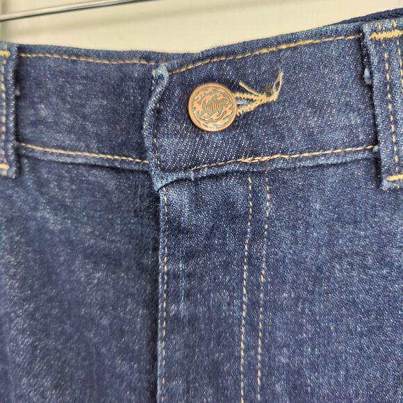 Vintage 80s Sears Womens Sz 8 Super High Rise Relaxed Baggy Mom Jeans Dark Wash - Picture 3 of 9